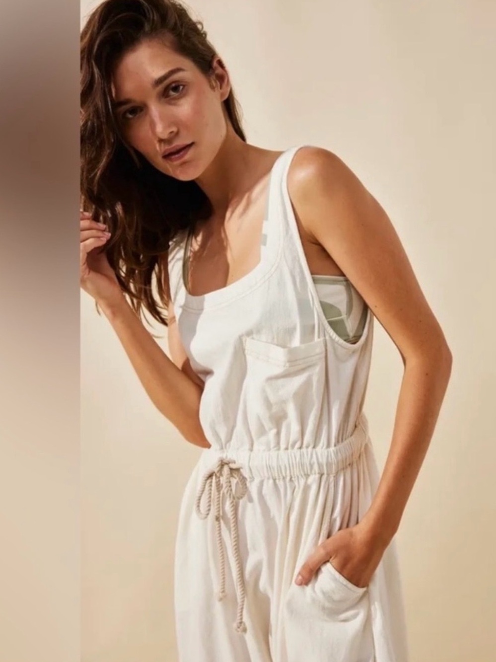 Free People Drawstring Jumpsuit - Picture 3 of 4